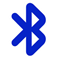 A bluetooth symbol with white border

Description automatically generated
